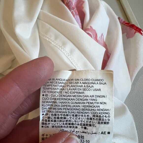 Old Navy White Floral Sundress with Spaghetti Straps, Size Medium - Picture 11 of 12